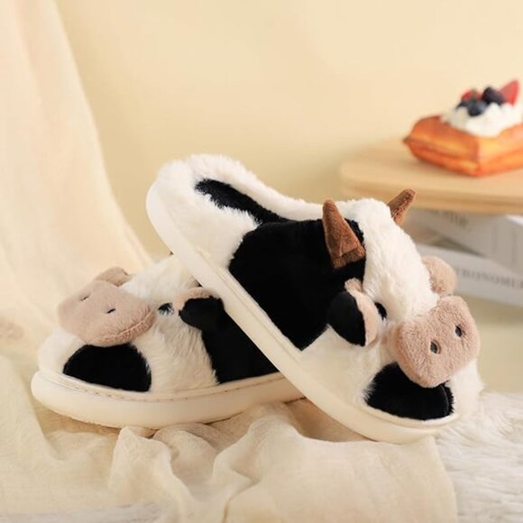 Cartoon Cow Slippers for Women (#8~#9) - Picture 3 of 8
